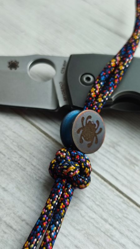 Намистина на темляк spyderco титан 11